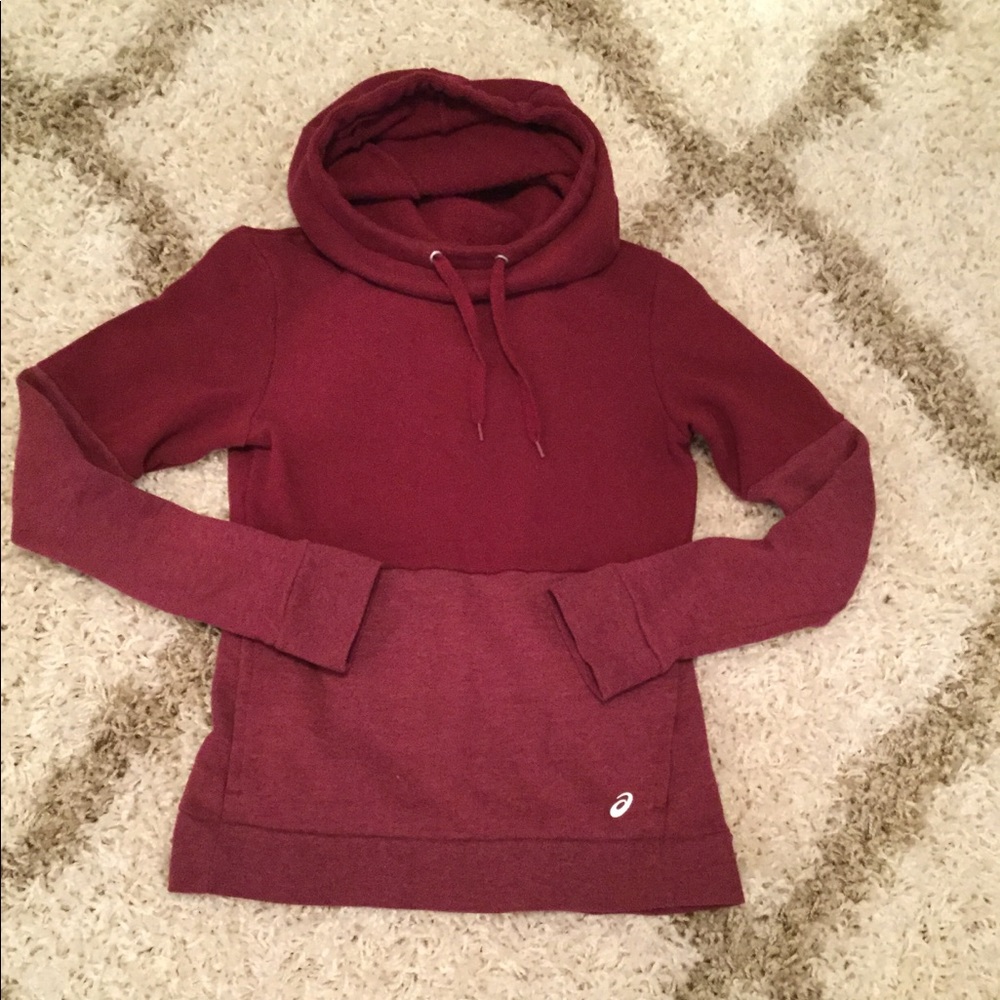 Asics cowl neck hoodie